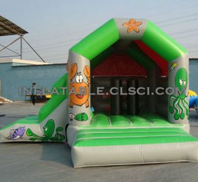 T2-2669 Onderzeese wereld opblaasbare trampoline