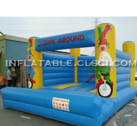 T2-2735 Clown opblaasbare trampoline