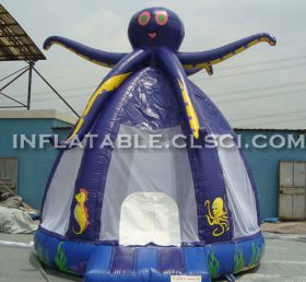 T2-483 Octopus opblaasbare trampoline