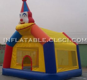 T2-2942 Happy Clown opblaasbare trampoline