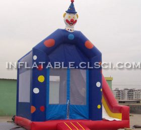 T2-2949 Happy Clown opblaasbare trampoline