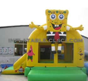 T2-3054 SpongeBob springt van het kasteel