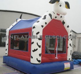 T2-3096 Hond opblaasbare trampoline