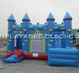 T2-3181 Castle opblaasbare trampoline