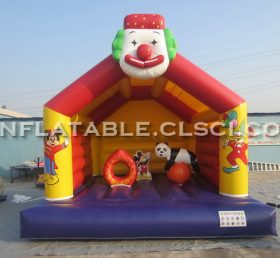 T2-3191 Clown opblaasbare trampoline