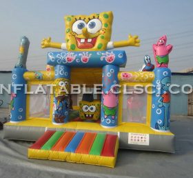 T2-3192 SpongeBob springt van het kasteel