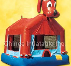 T2-319 Hond opblaasbare trampoline