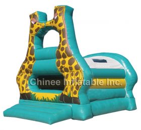 T2-328 Giraffe opblaasbare trampoline