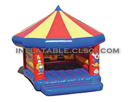 T2-463 Clown opblaasbare trampoline