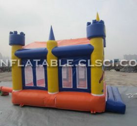 T2-587 Castle opblaasbare trampoline