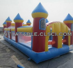 T2-749 Castle opblaasbare trampoline