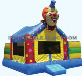 T2-767 Clown opblaasbare trampoline
