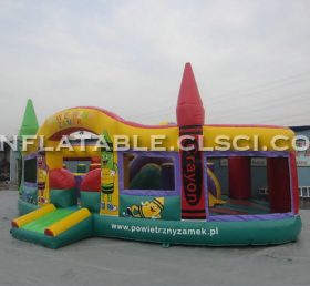 T2-903 Batik opblaasbare trampoline