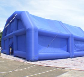 Tent1-283 Blauwe opblaasbare tent