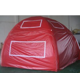 Tent1-333 Rode reclamekoepel opblaasbare tent