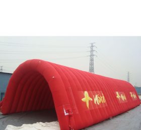 Tent1-364 Rode opblaasbare tunneltent