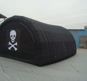 Tent1-384 Zwarte opblaasbare tent