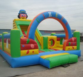 T6-426 Circus en clown gigantisch opblaasbaar speelgoed