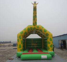 T2-2770 Giraffe opblaasbare trampoline