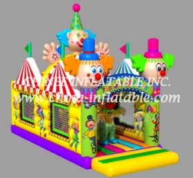 T2-3271 Happy Clown Jump Castle