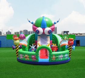 T6-442 Monster Giant Opblaasbaar Amusement Park Opblaasbare Grote Trampoline