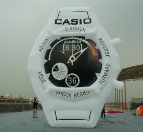 S4-305 Casio horloge reclame opblazen