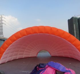 Tent1-603 Oranje gigantische opblaasbare tent