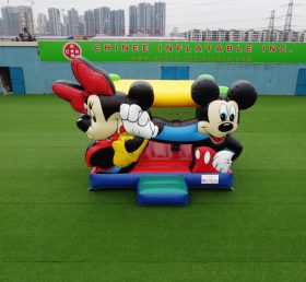 T2-3355 Disney Mickey & Amp Mini Jumping Opblaasbaar Huis