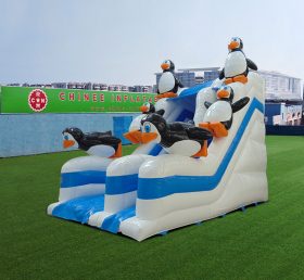 T8-4042 15-voet platform kerstdia (pinguïn)