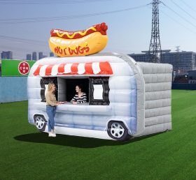 Tent1-4023 Opblaasbare voedselauto-hotdog