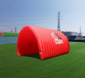 Tent1-4262 Opblaasbare rode tunneltent
