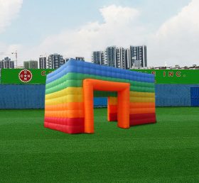 Tent1-4321 Rainbow opblaasbare kubus tent