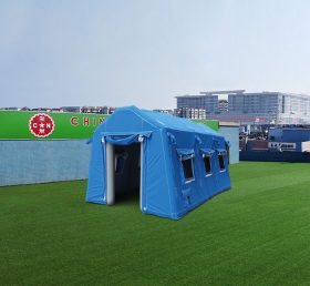 Tent1-4447 Blauwe opblaasbare medische tent