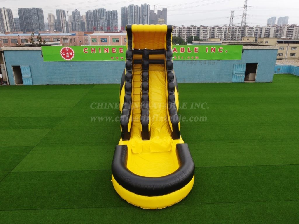 T8-4223 The Ultimate Toxic Rush Inflatable Water Slide