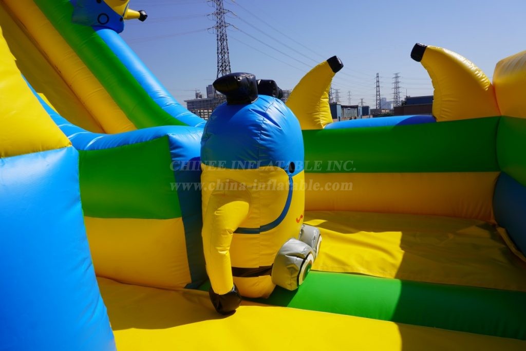 T8-4209 Minions Inflatable Slide