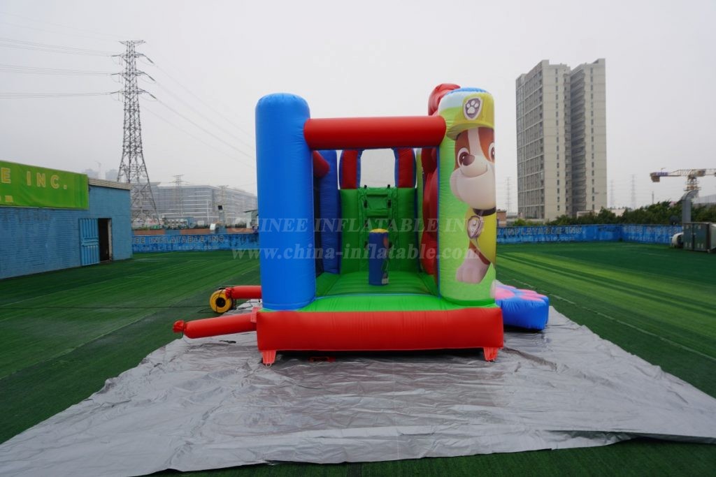 T2-4458 Paw Patrol Bouncy Castle With Slide