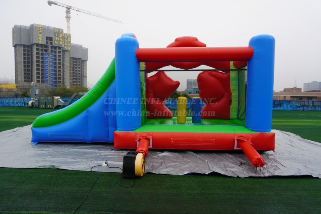 T2-4458 Paw Patrol Bouncy Castle With Slide