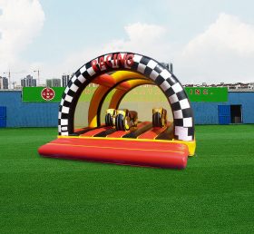 T2-4484 Racing game opblaasbare trampoline