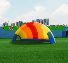 Tent1-4530 Opblaasbare regenboog gebogen tent