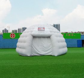 Tent1-4575 Witte gigantische opblaasbare koepel