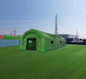 Tent1-4671 Grote groene opblaasbare werkplaats