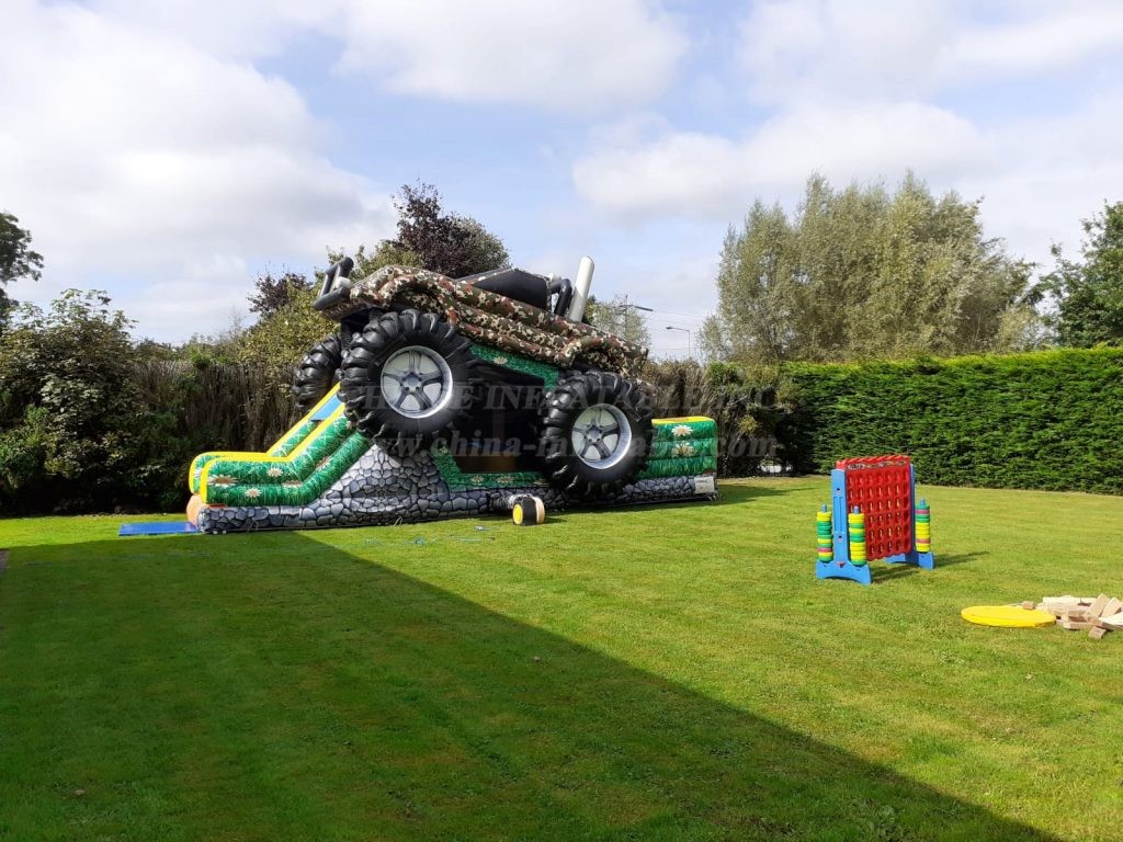 T7-1452 Army Monster Truck Obstacle Course