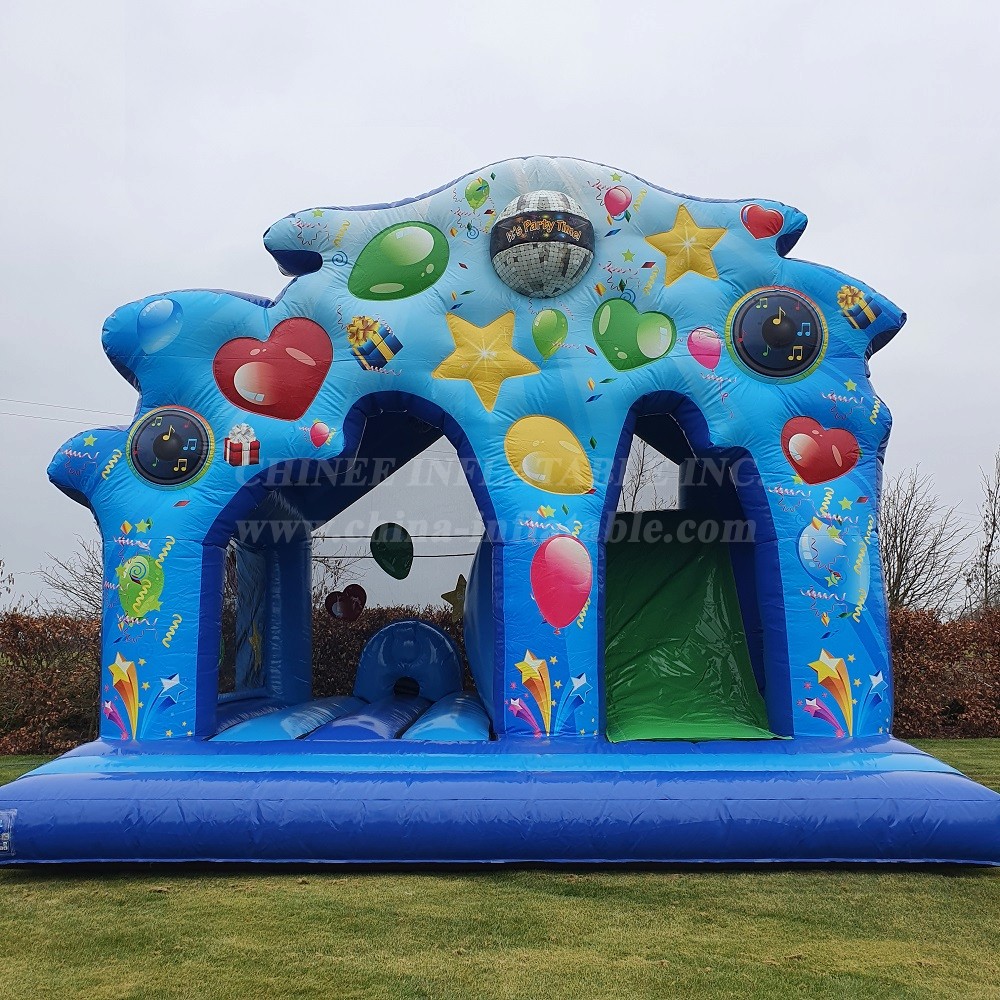 T2-4889 Party Bouncy Castle With Slide