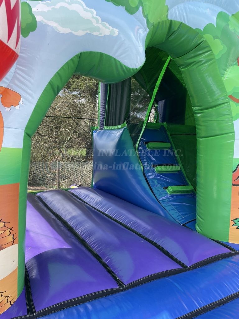T2-4611 Dino Bounce And Slide Bouncy Castle Combo