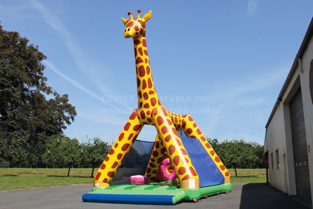 T2-4632 Giraffe Jumping House