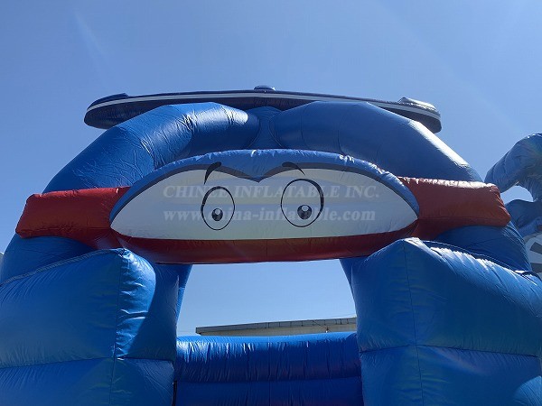 T2-4732 Helicopter Bouncy Castle