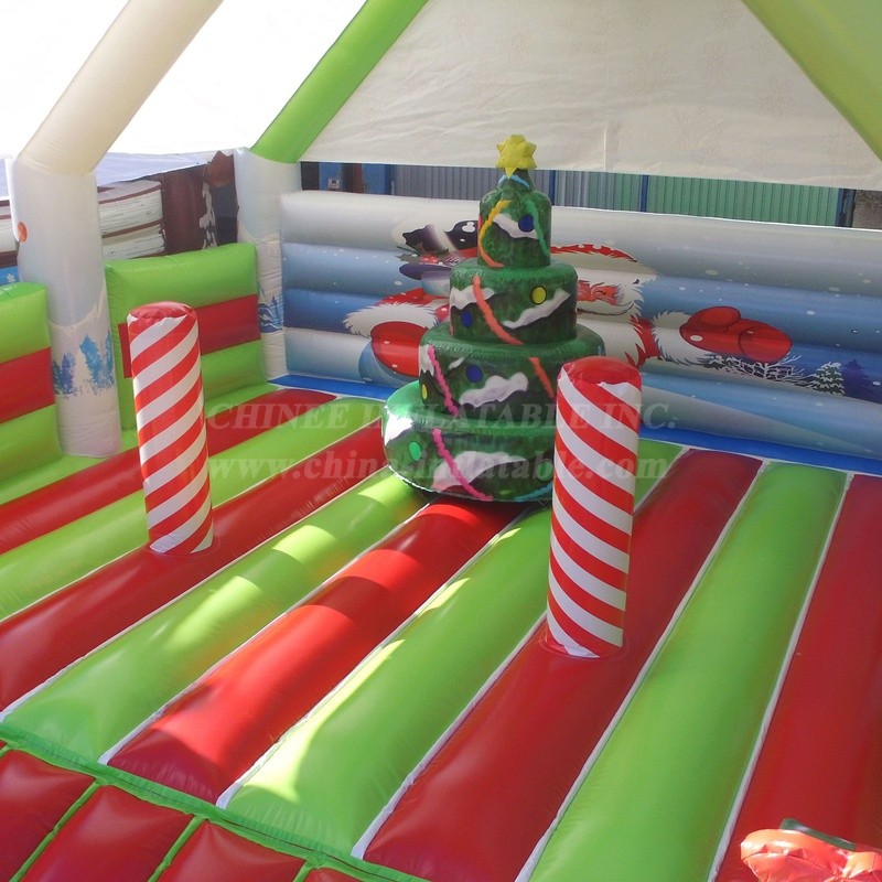 T2-4639 Inflatable Christmas Bounce House