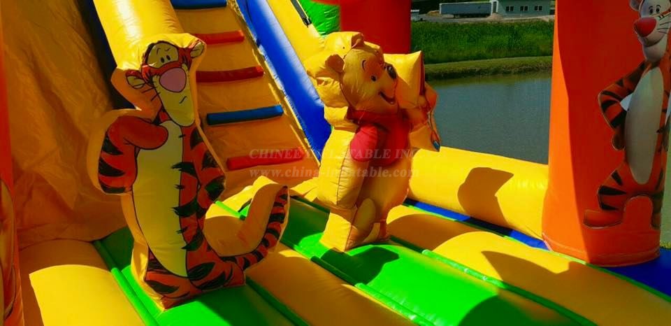 T8-4321 Winnie The Pooh Inflatable Slide