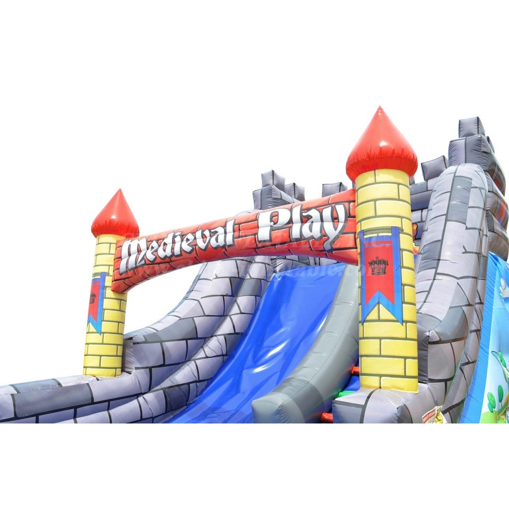 T8-4309 Knight Castle Inflatable Slide