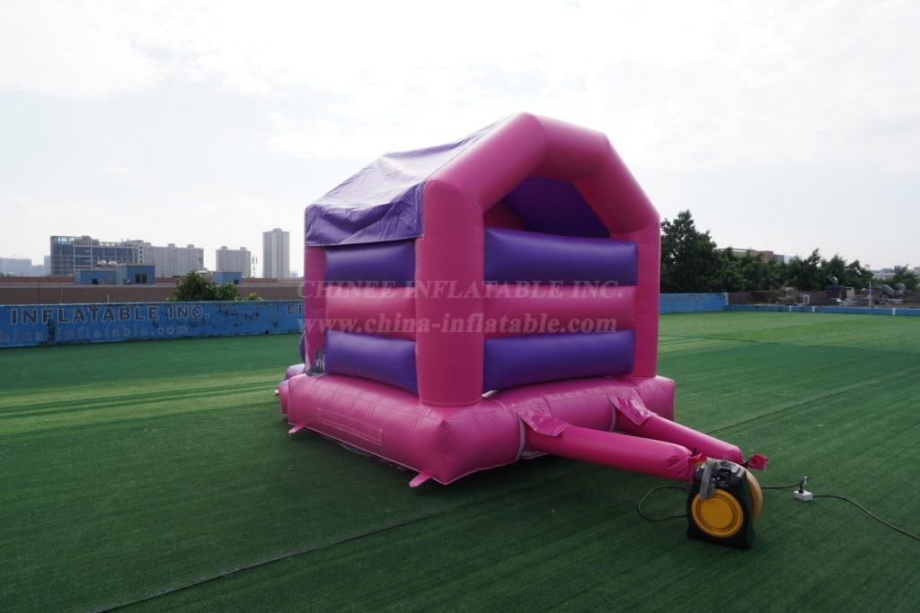 T2-2723E Barbie Theme Kids Bouncy Castle With Slide